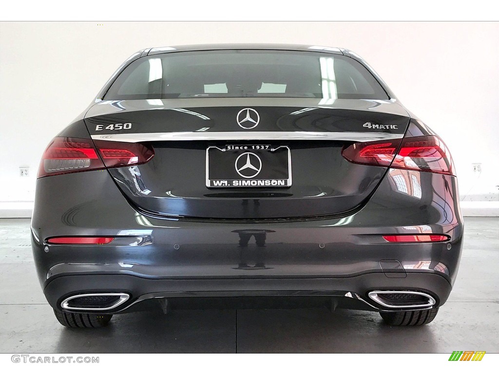 2021 E 450 4Matic Sedan - Graphite Gray Metallic / Black photo #3