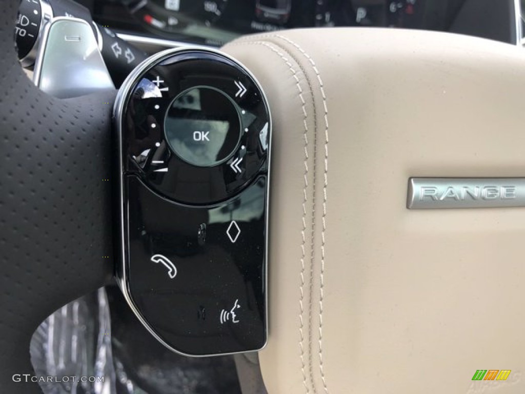2021 Land Rover Range Rover Sport HSE Silver Edition Almond/Espresso Steering Wheel Photo #140421174