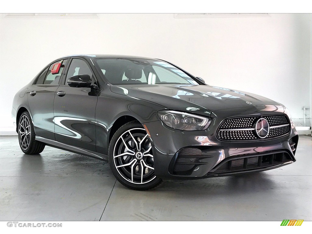 2021 E 450 4Matic Sedan - Graphite Gray Metallic / Black photo #12