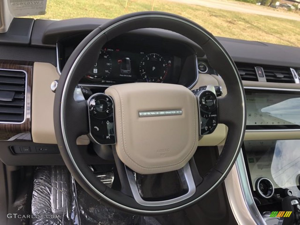 2021 Land Rover Range Rover Sport HSE Silver Edition Almond/Espresso Steering Wheel Photo #140421213