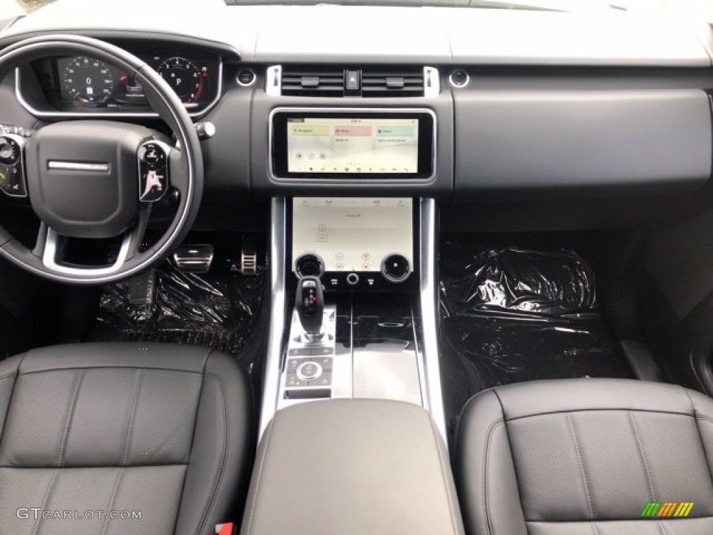 2021 Land Rover Range Rover Sport HSE Dynamic Ebony Dashboard Photo #140421675