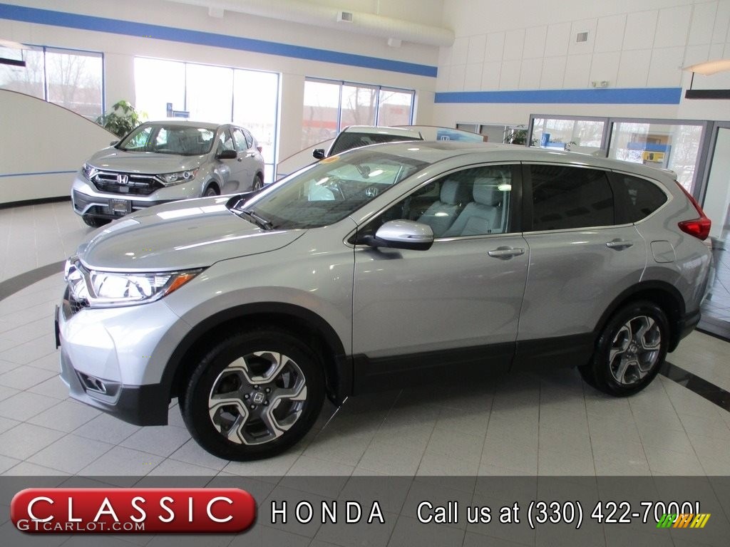 2018 CR-V EX-L AWD - Lunar Silver Metallic / Gray photo #1