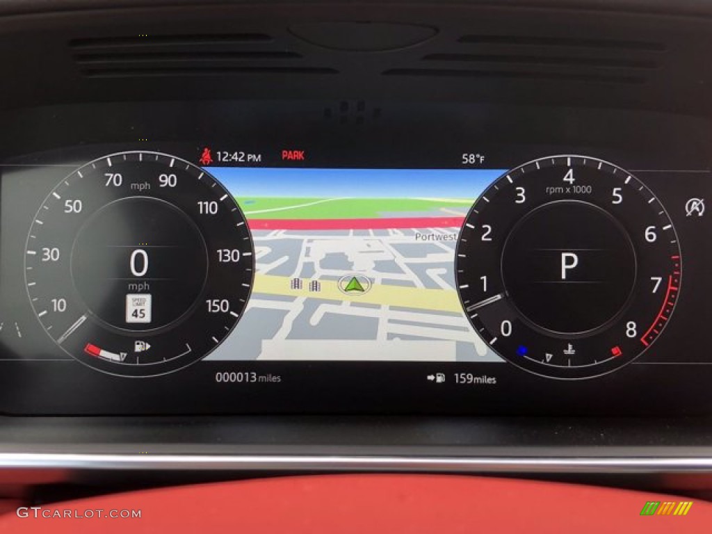 2021 Land Rover Range Rover Sport HST Gauges Photo #140422681