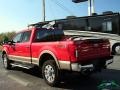 2020 Rapid Red Ford F250 Super Duty Lariat Crew Cab 4x4  photo #3