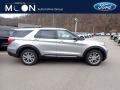 2021 Iconic Silver Metallic Ford Explorer XLT 4WD  photo #1