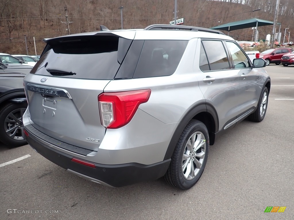2021 Explorer XLT 4WD - Iconic Silver Metallic / Ebony photo #2