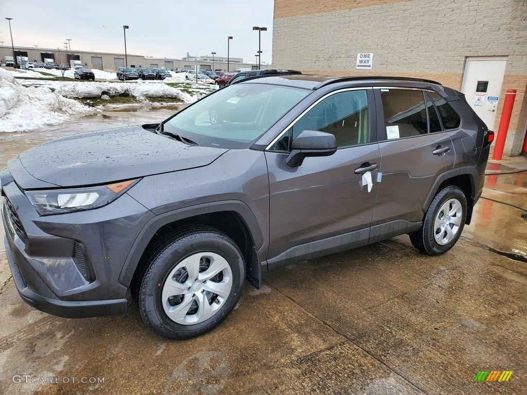 2021 Gray Metallic Toyota RAV4 LE AWD 140423989 Photo 4