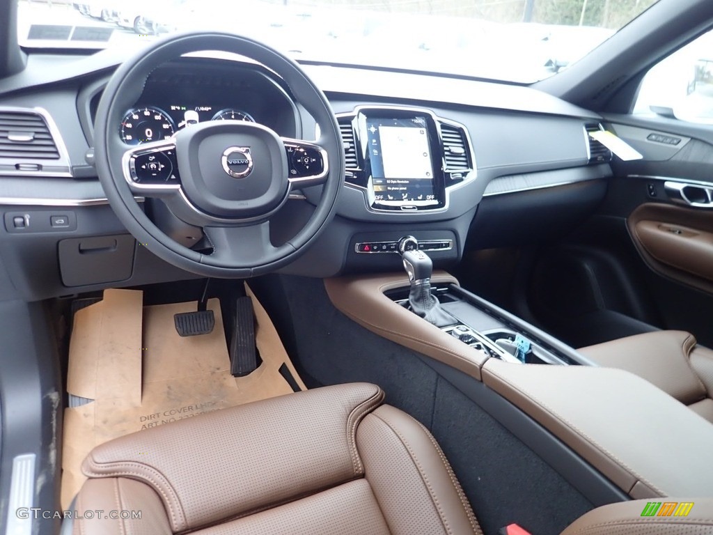 Maroon Brown/Charcoal Interior 2021 Volvo XC90 T6 AWD Inscription Photo #140424264