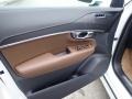 2021 Volvo XC90 Maroon Brown/Charcoal Interior Door Panel Photo