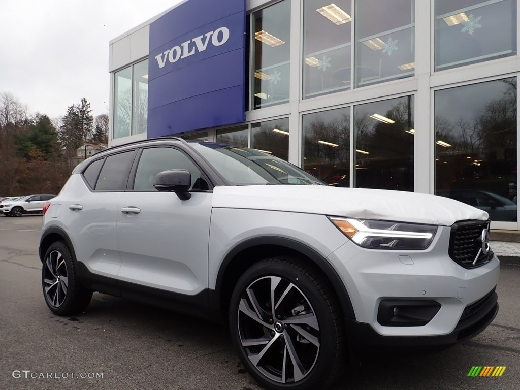 Glacier Silver Metallic 2021 Volvo XC40 T5 R-Design AWD Exterior Photo #140424792