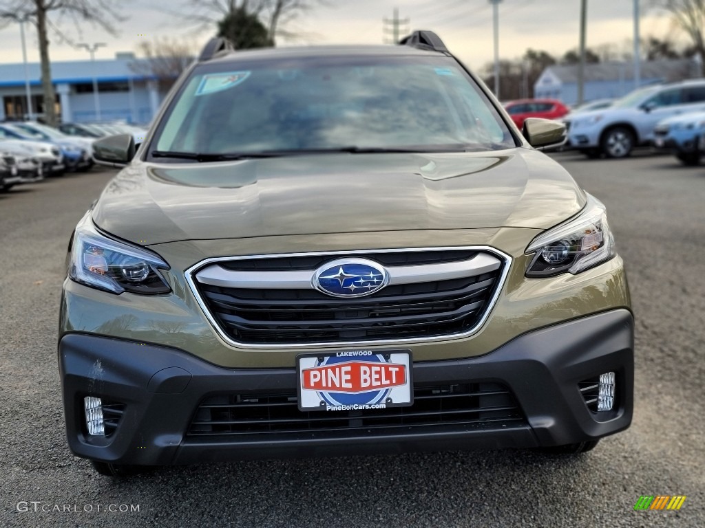 2021 Outback 2.5i Premium - Autumn Green Metallic / Warm Ivory photo #2