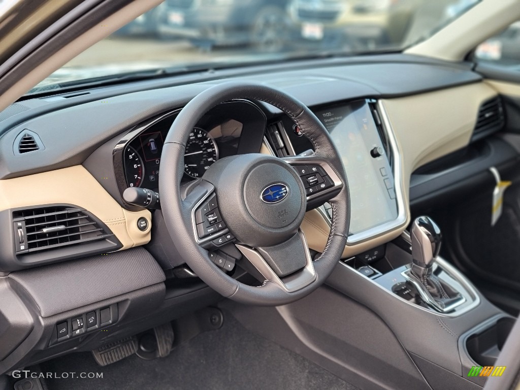 2021 Subaru Outback 2.5i Premium Warm Ivory Dashboard Photo #140425038