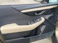 Warm Ivory 2021 Subaru Outback 2.5i Premium Door Panel