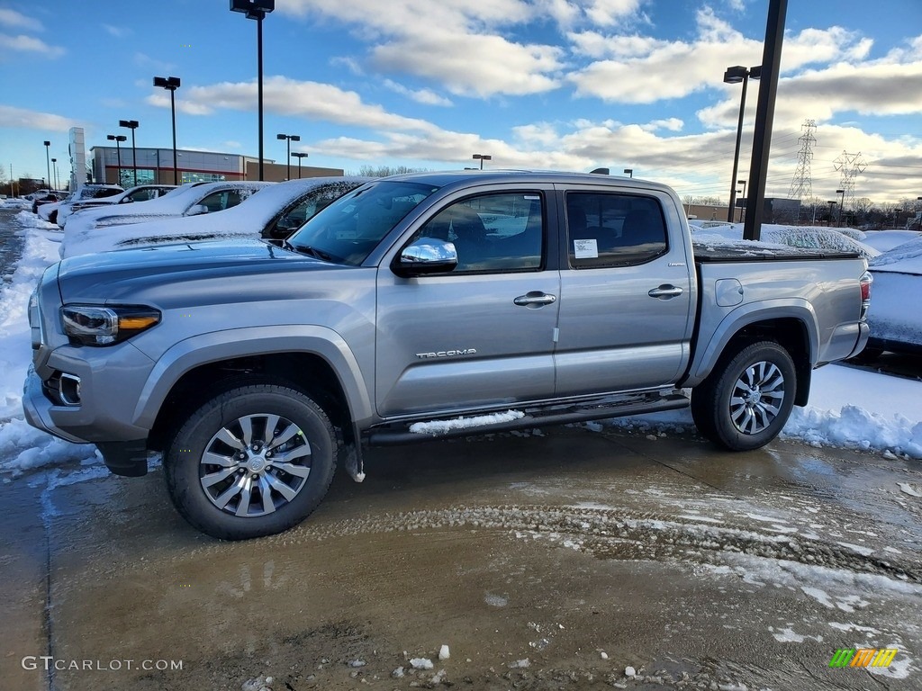 Silver Sky Metallic 2021 Toyota Tacoma Limited Double Cab 4x4 Exterior Photo #140425146