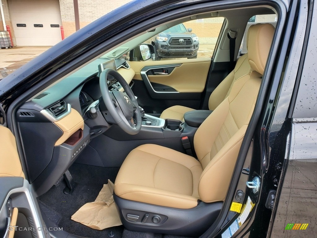 2021 RAV4 Limited AWD Hybrid - Midnight Black Metallic / Nutmeg photo #2