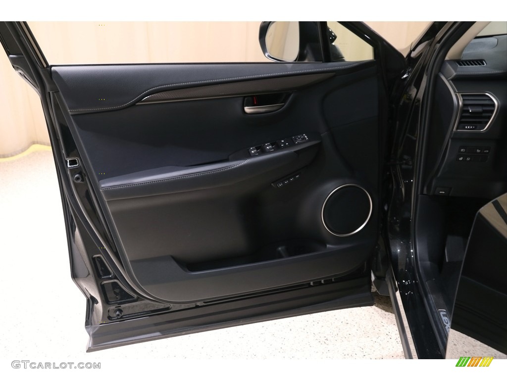 2020 Lexus NX 300h AWD Black Door Panel Photo #140425788