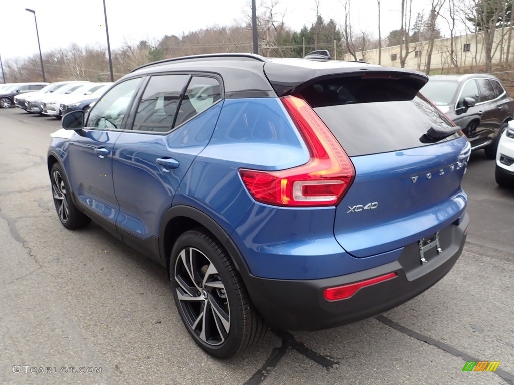 2021 XC40 T5 R-Design AWD - Bursting Blue Metallic / Charcoal photo #4