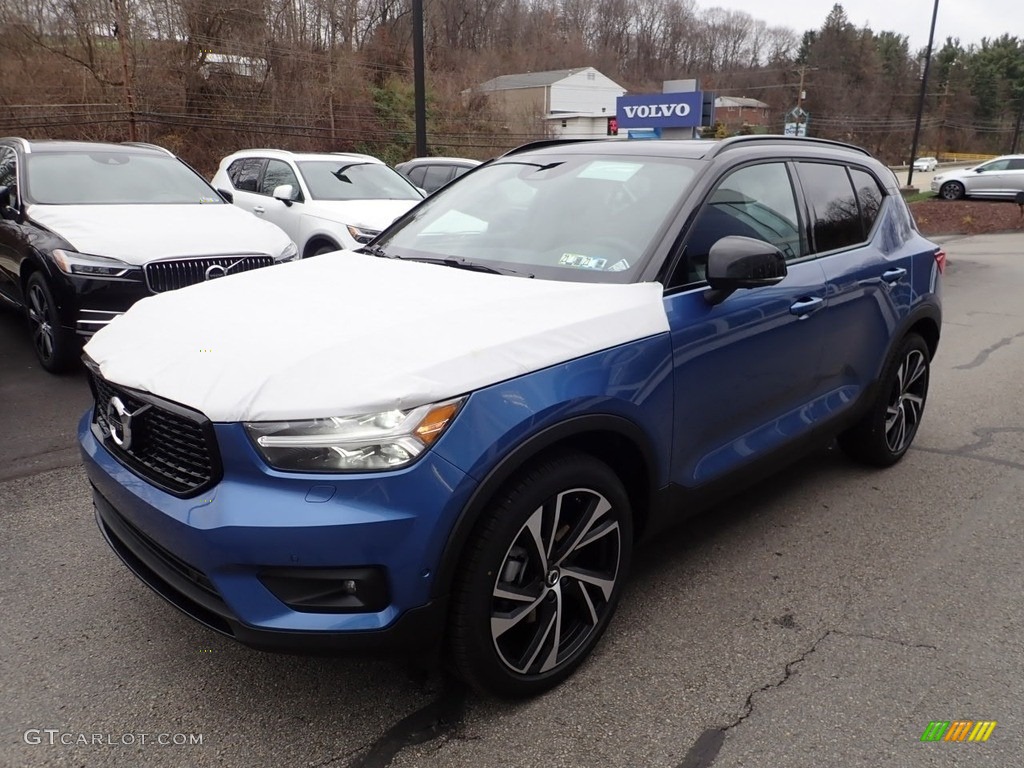 2021 XC40 T5 R-Design AWD - Bursting Blue Metallic / Charcoal photo #5