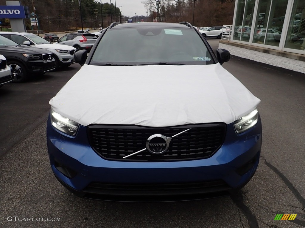 2021 XC40 T5 R-Design AWD - Bursting Blue Metallic / Charcoal photo #6