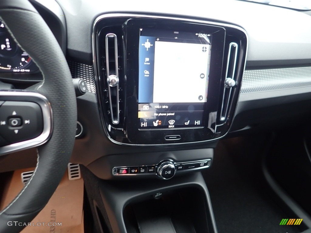 2021 XC40 T5 R-Design AWD - Bursting Blue Metallic / Charcoal photo #14