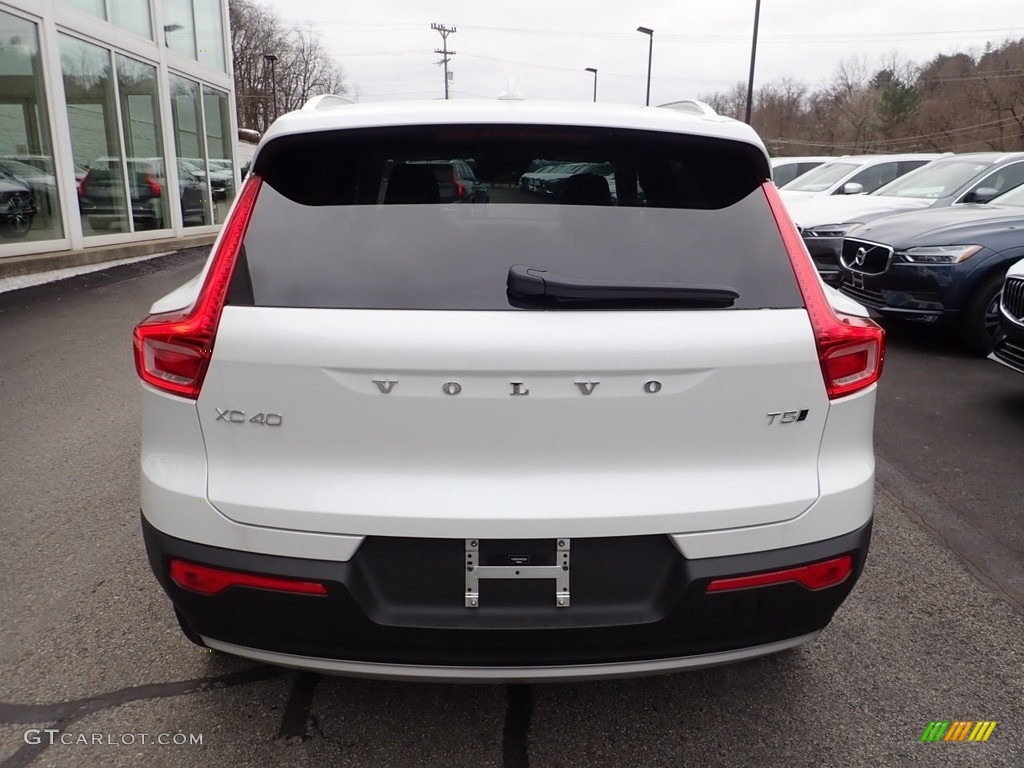 2021 XC40 T5 Momentum AWD - Crystal White Metallic / Blond/Charcoal photo #3