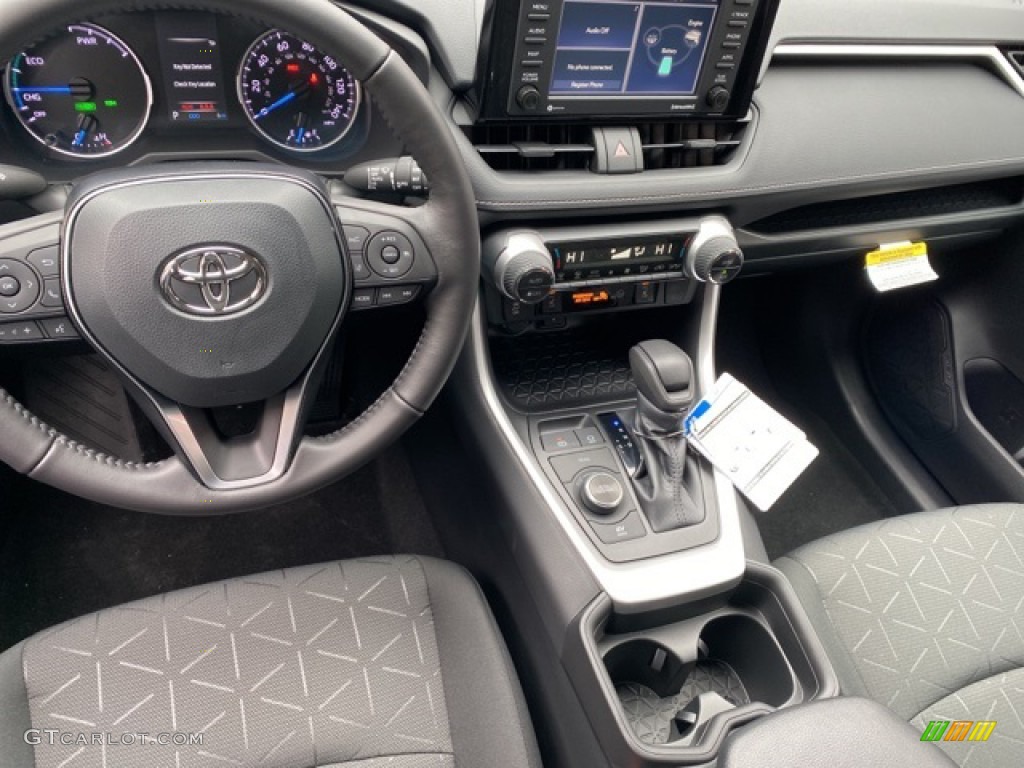 2021 RAV4 XLE AWD Hybrid - Midnight Black Metallic / Black photo #3
