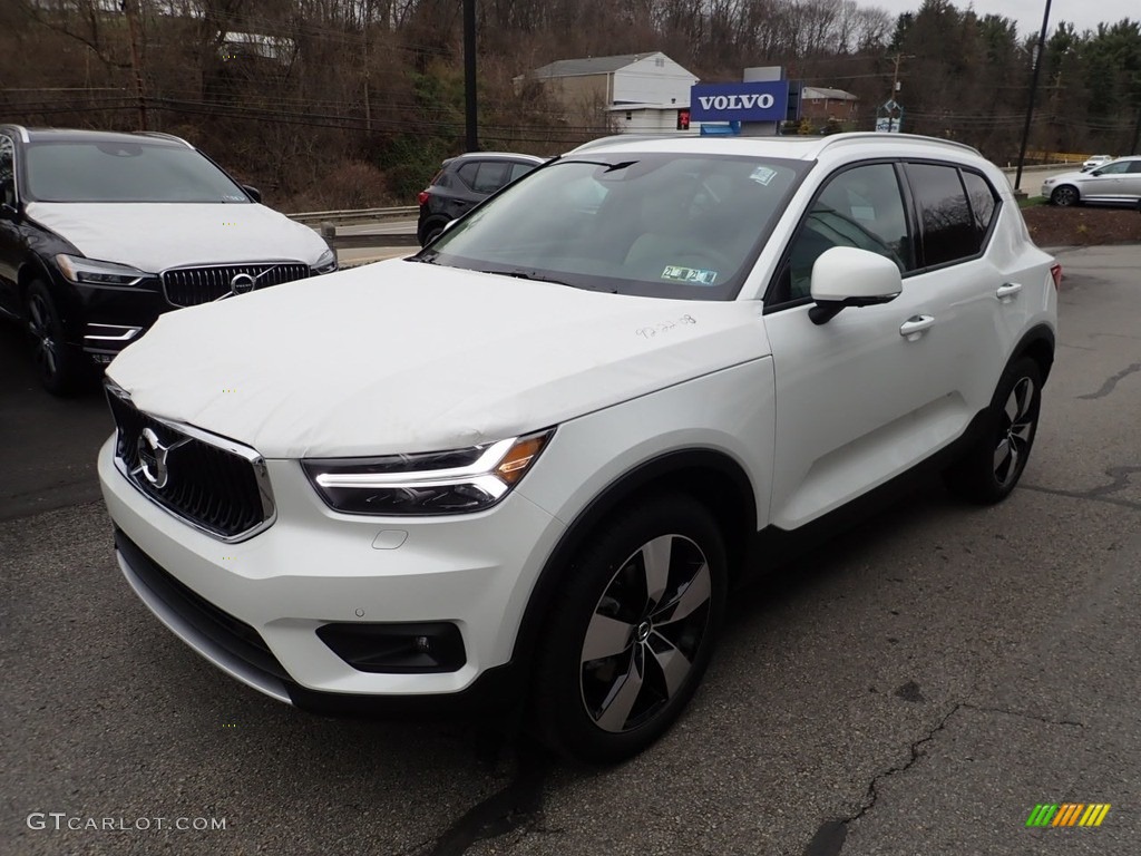 2021 XC40 T5 Momentum AWD - Crystal White Metallic / Blond/Charcoal photo #5
