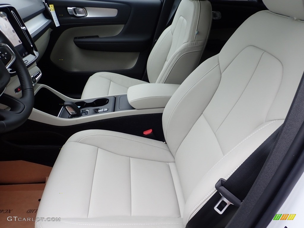 2021 XC40 T5 Momentum AWD - Crystal White Metallic / Blond/Charcoal photo #7