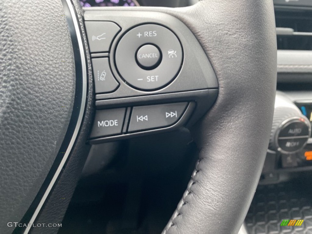 2021 RAV4 XLE AWD Hybrid - Midnight Black Metallic / Black photo #7