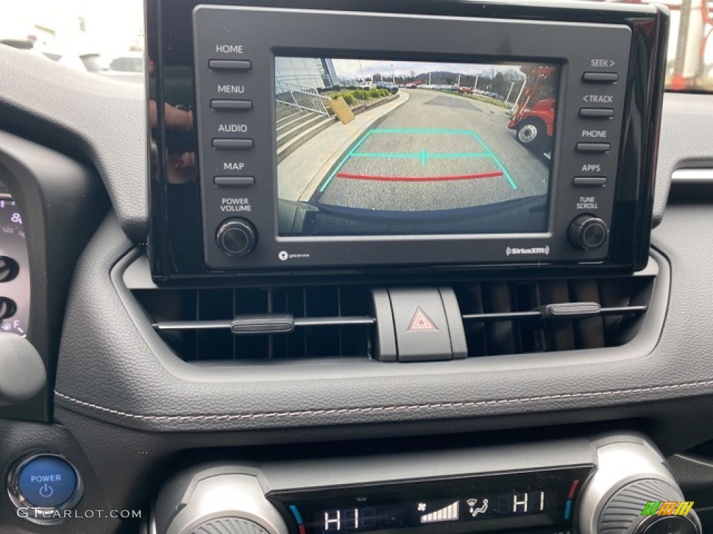 2021 RAV4 XLE AWD Hybrid - Midnight Black Metallic / Black photo #9