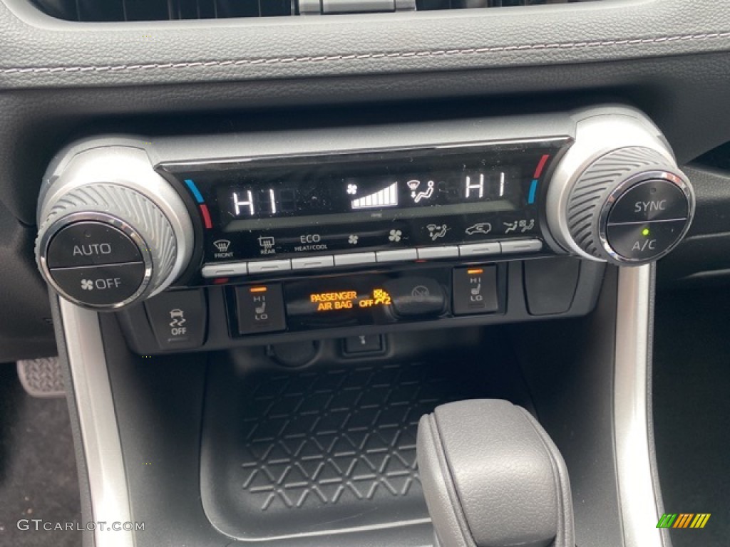 2021 RAV4 XLE AWD Hybrid - Midnight Black Metallic / Black photo #16