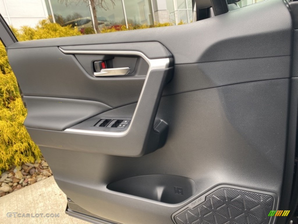 2021 RAV4 XLE AWD Hybrid - Midnight Black Metallic / Black photo #18