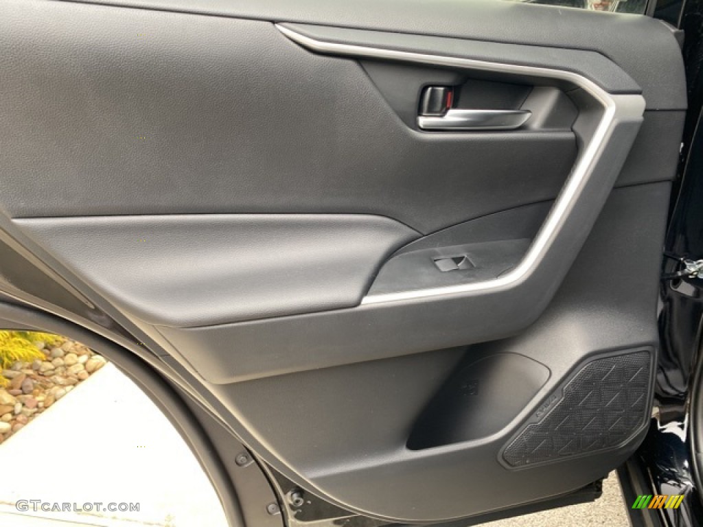 2021 RAV4 XLE AWD Hybrid - Midnight Black Metallic / Black photo #22