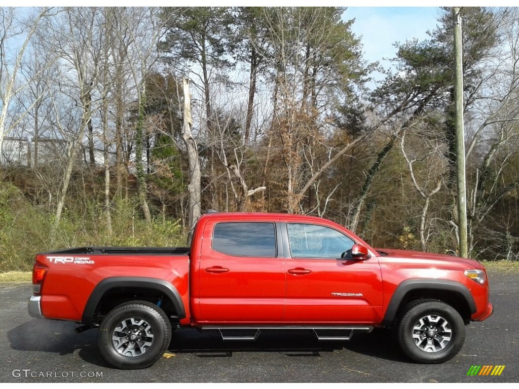 Barcelona Red Metallic 2017 Toyota Tacoma TRD Off Road Double Cab 4x4 Exterior Photo #140426856