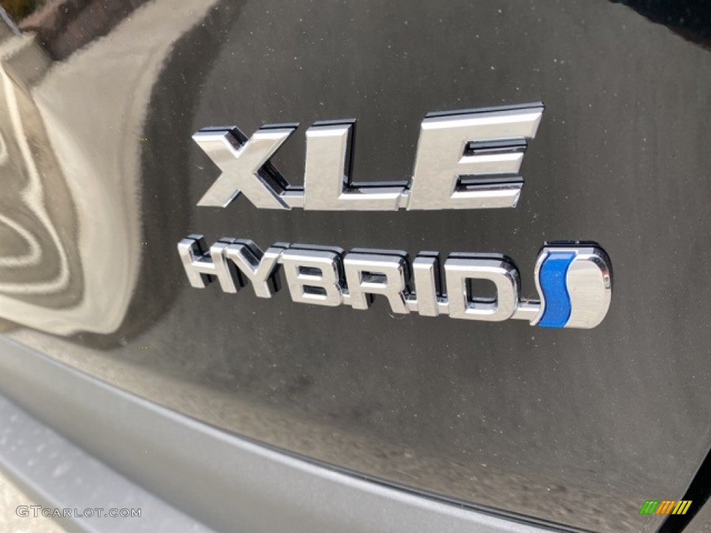 2021 RAV4 XLE AWD Hybrid - Midnight Black Metallic / Black photo #27