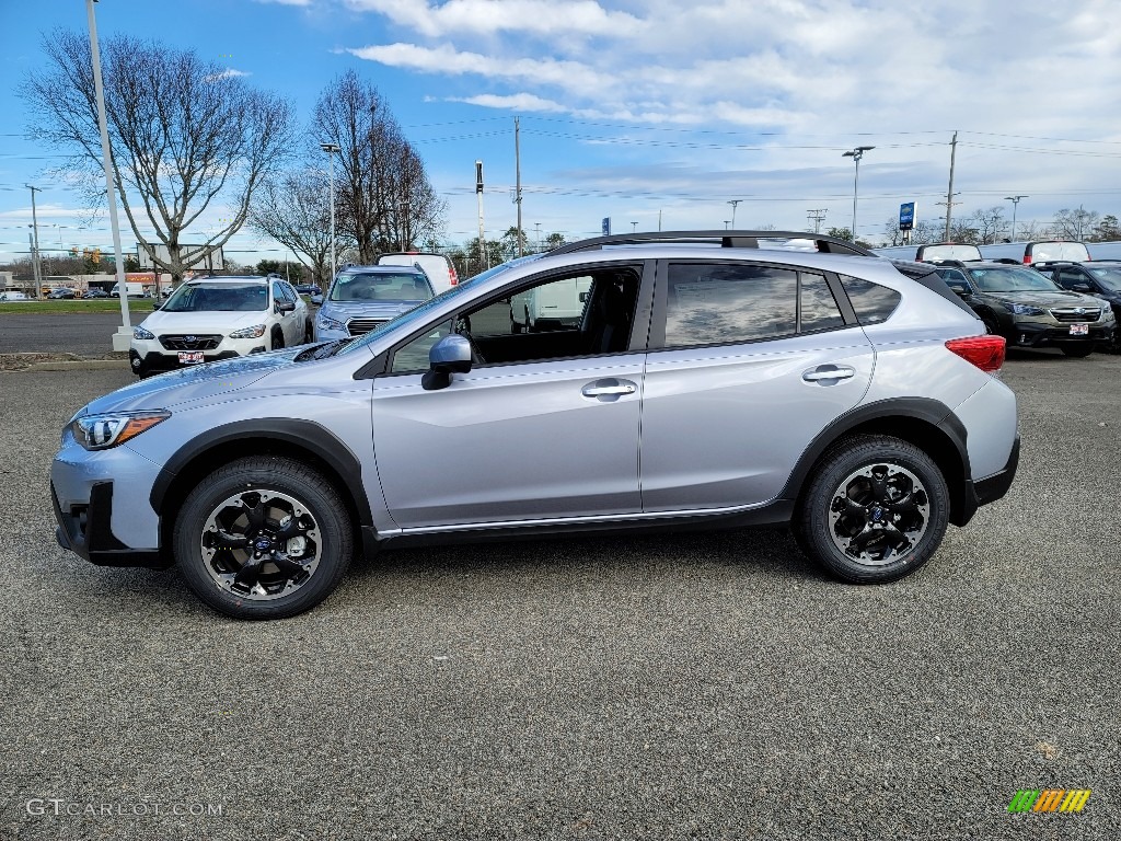 2021 Crosstrek Premium - Ice Silver Metallic / Black photo #3
