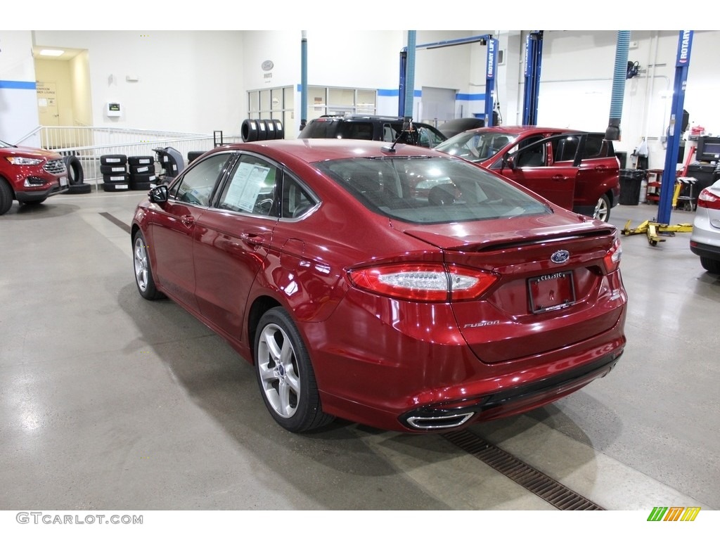 2015 Fusion SE - Ruby Red Metallic / Charcoal Black photo #7