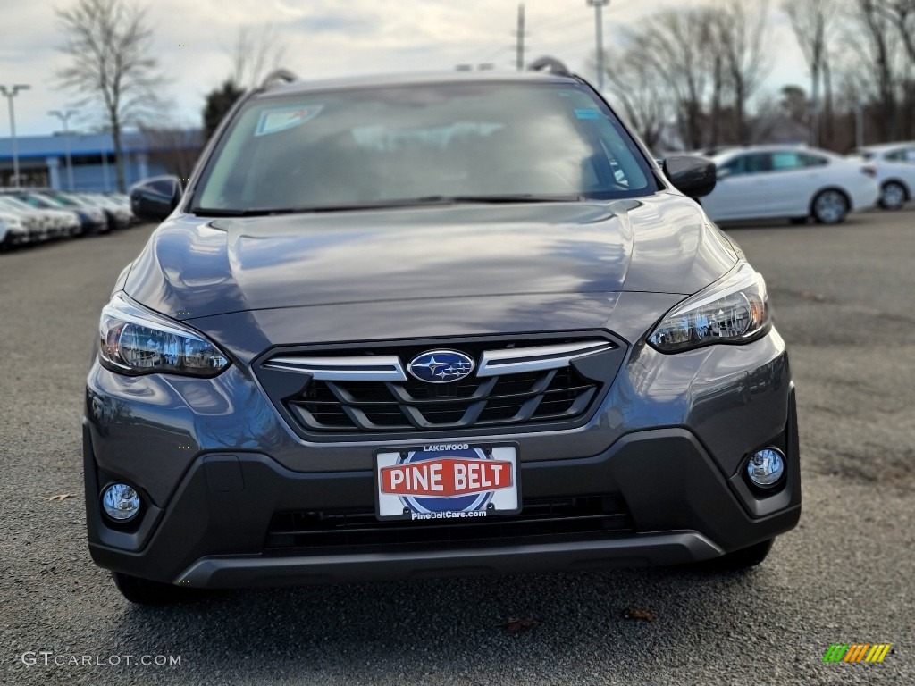 2021 Crosstrek Premium - Magnetite Gray Metallic / Black photo #3