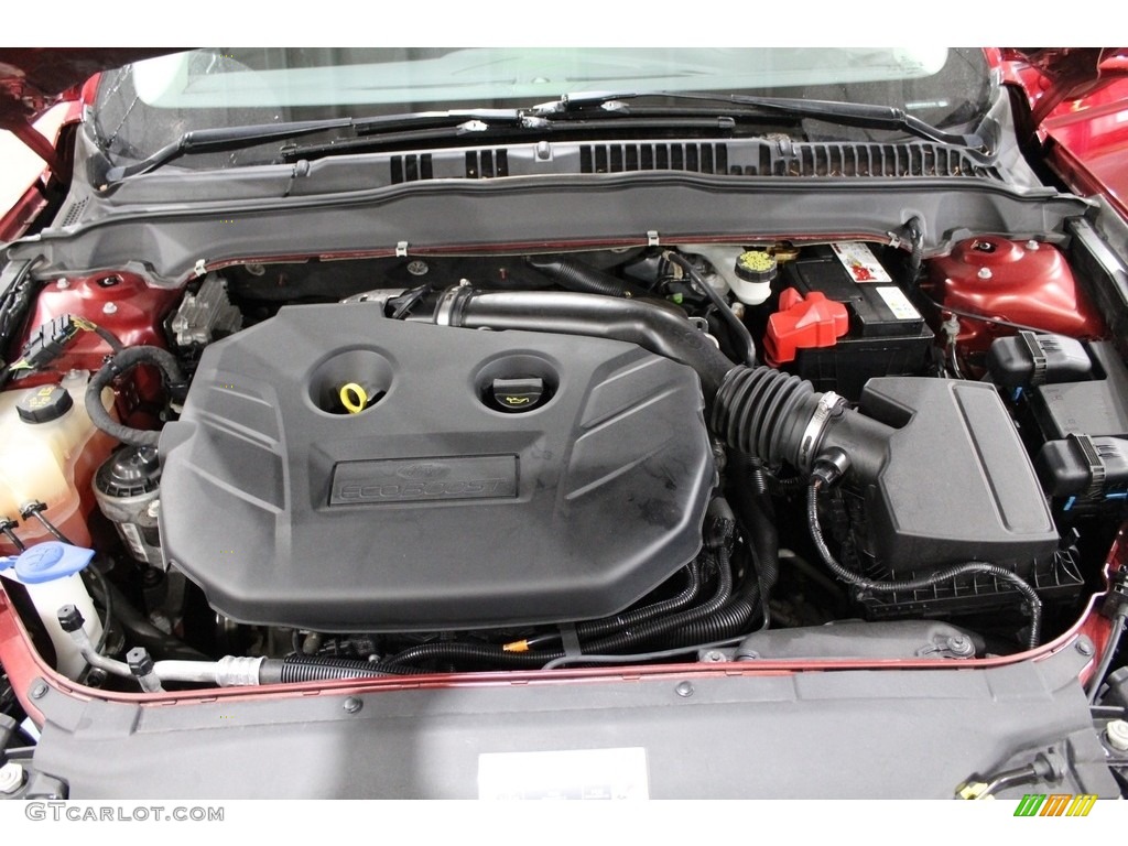 2015 Fusion SE - Ruby Red Metallic / Charcoal Black photo #15