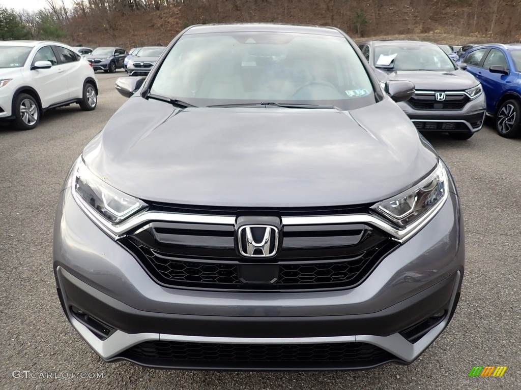 2021 CR-V EX AWD - Modern Steel Metallic / Gray photo #7