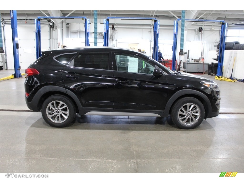 Black Noir Pearl 2018 Hyundai Tucson SEL Exterior Photo #140428176