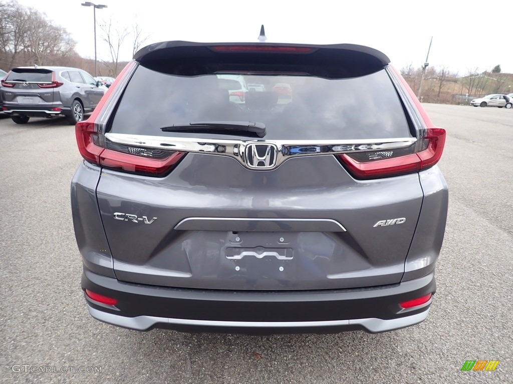 2021 CR-V EX AWD - Modern Steel Metallic / Black photo #4