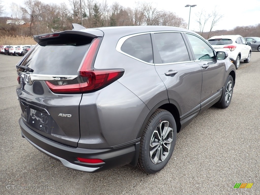 2021 CR-V EX AWD - Modern Steel Metallic / Black photo #5