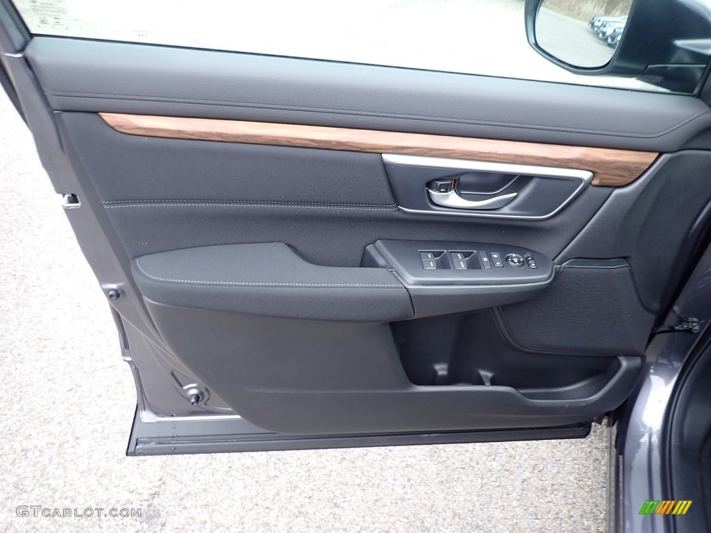 2021 CR-V EX AWD - Modern Steel Metallic / Black photo #11