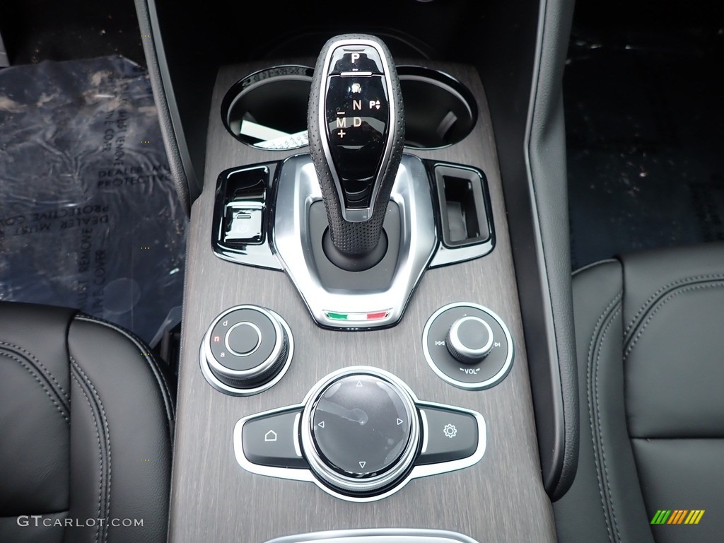 2021 Giulia TI AWD - Stromboli Gray Metallic / Black photo #19