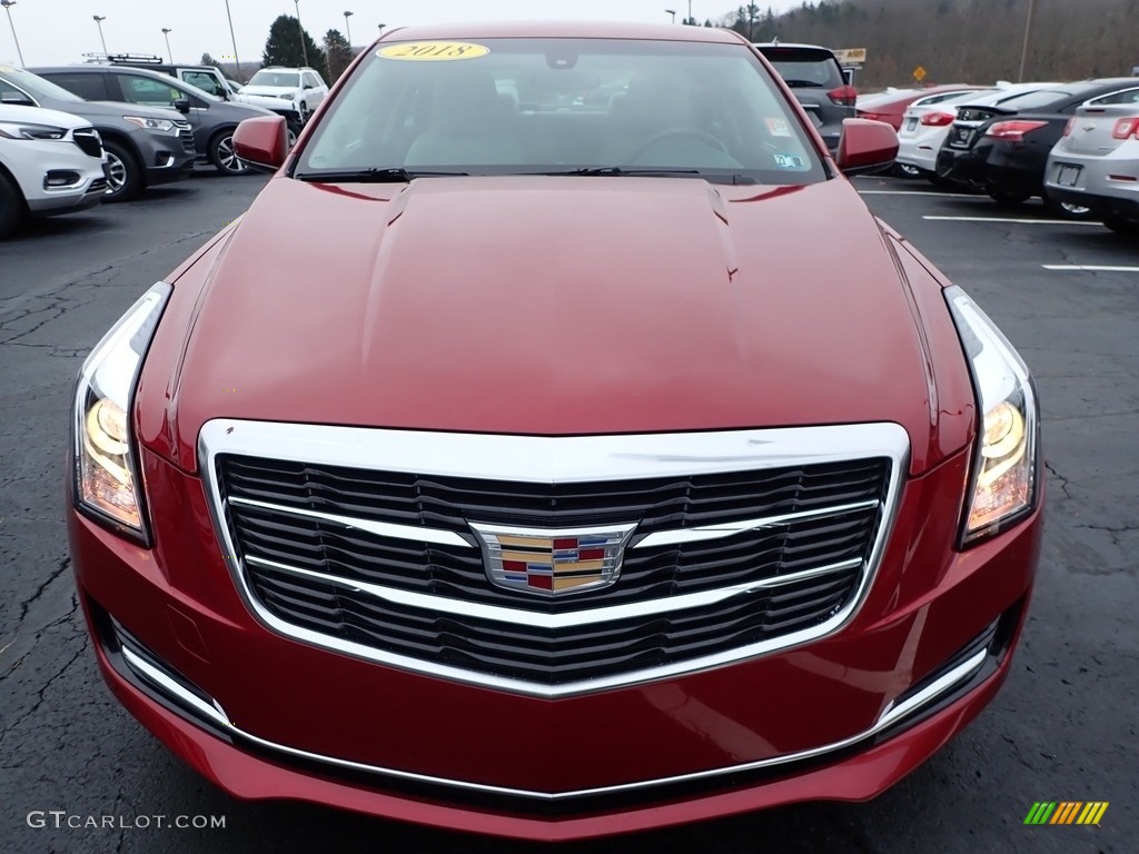 2018 ATS AWD - Red Obsession Tintcoat / Jet Black/Light Platinum photo #3