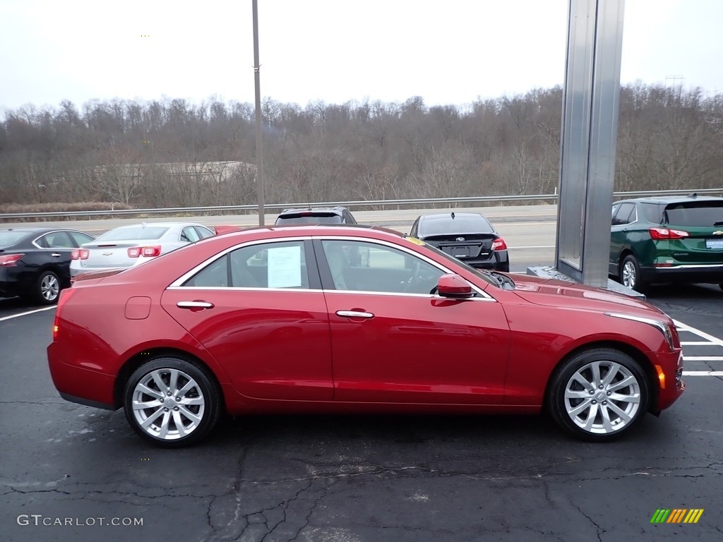 2018 ATS AWD - Red Obsession Tintcoat / Jet Black/Light Platinum photo #5