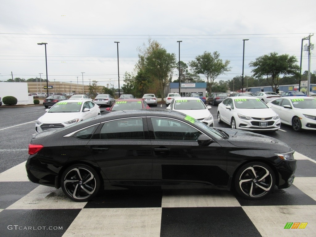 2020 Accord Sport Sedan - Crystal Black Pearl / Black photo #3