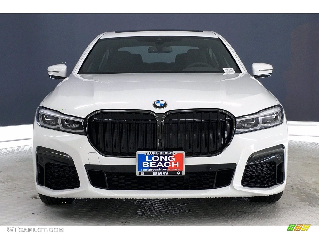 2021 7 Series 740i Sedan - Alpine White / Black photo #2