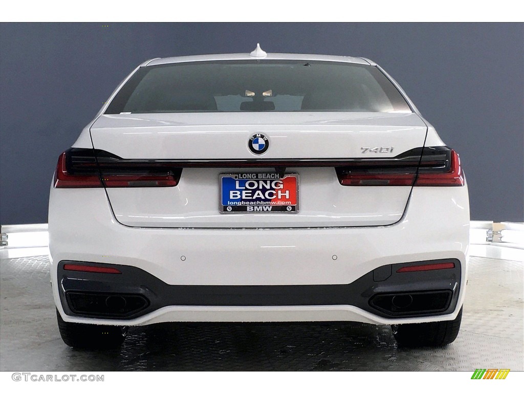 2021 7 Series 740i Sedan - Alpine White / Black photo #4